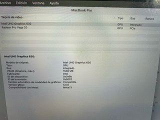 MacBook Pro 15 2019 i9 32GB RAM 1TB SSD