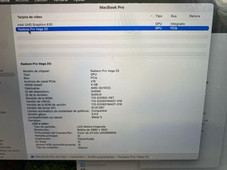 MacBook Pro 15 2019 i9 32GB RAM 1TB SSD