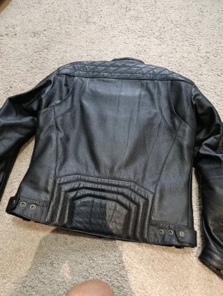 Chaqueta de cuero para moto Talla L