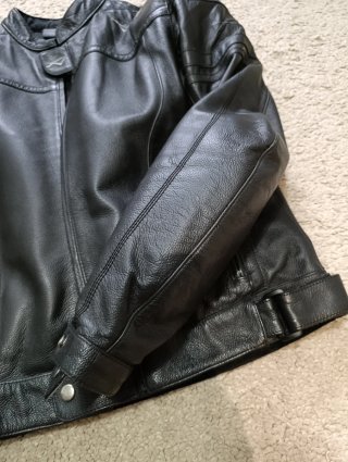 Chaqueta de cuero para moto Talla L