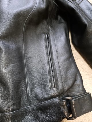 Chaqueta de cuero para moto Talla L