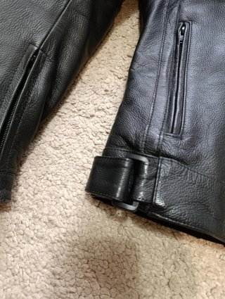 Chaqueta de cuero para moto Talla L