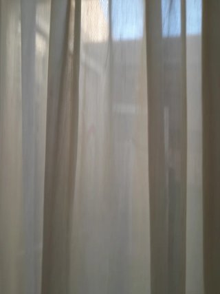 3 Cortinas Beige Grandes