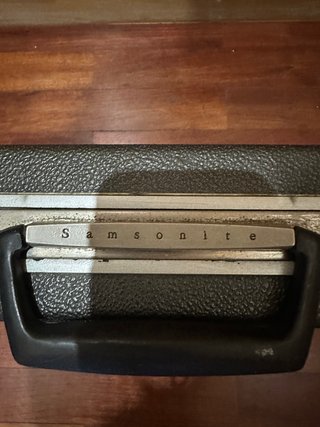 Mala Samsonite Vintage Rígida | Pasta Executiva