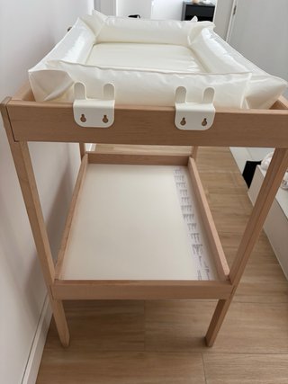Cambiador Bebé Ikea con Accesorios