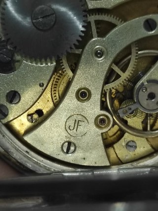 Reloj Bolsillo Plata 49mm Funciona