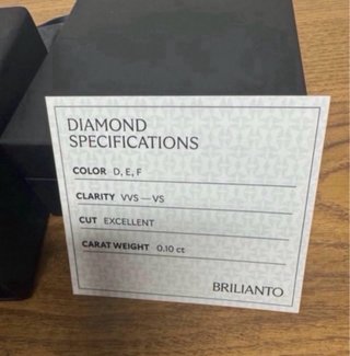Diamante 0.10 ct