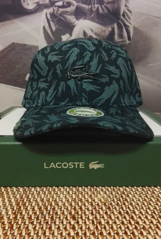 Gorra Lacoste Cocodrilos Verde/Azul Talla única