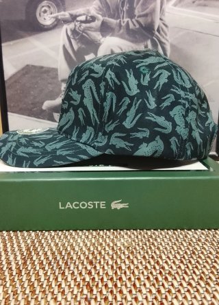 Gorra Lacoste Cocodrilos Verde/Azul Talla única