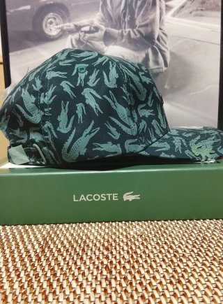 Gorra Lacoste Cocodrilos Verde/Azul Talla única