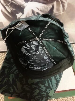 Gorra Lacoste Cocodrilos Verde/Azul Talla única