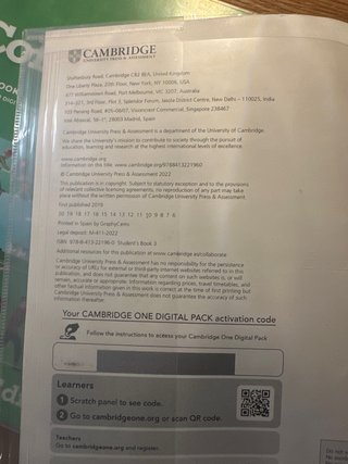 Libros 3 de la ESO ingles