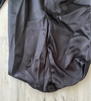 Gorro de Satén largo para Dormir Negro