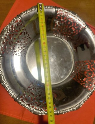 Cestino vintage Alessi in metallo