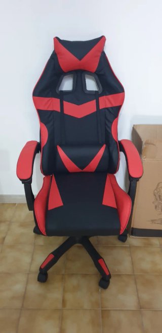 Sedia Gaming HERMANO DE VIDA Rossa e Nera