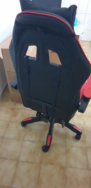 Sedia Gaming HERMANO DE VIDA Rossa e Nera