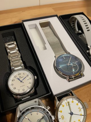 Set de 6 relojes automáticos y cuerda