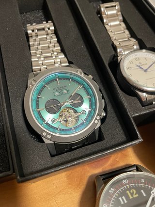 Set de 6 relojes automáticos y cuerda