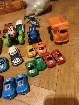 Lote coches y transportes de juguete