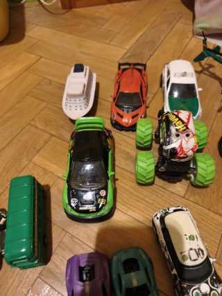 Lote coches y transportes de juguete