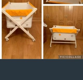 Minicuna madera blanca buen estado