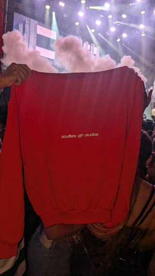 Sudadera Scuffers Studios Roja