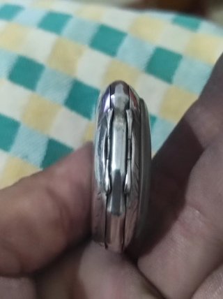 Reloj de bolsillo antiguo plata 42mm