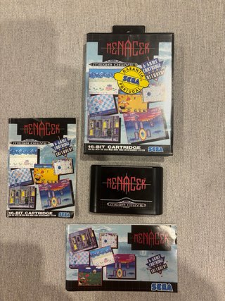 Pistola Menacer Sega + Juego Mega Drive