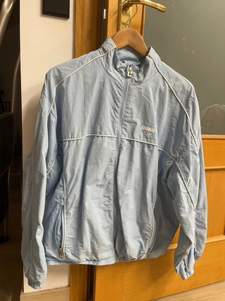 Chaqueta fina azul New Yorker
