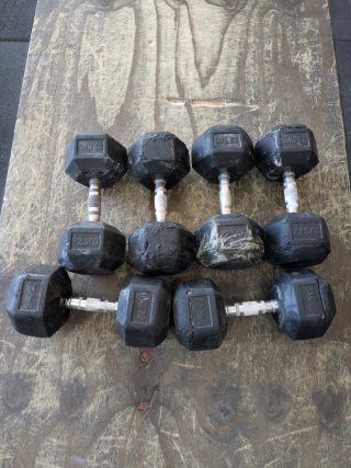 Mancuernas hexagonales 22.5 kg