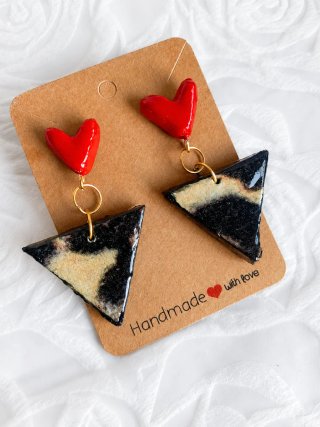 Orecchini Animalier con Cuore