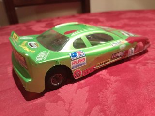 Carro de Slot Pista Verde e Vermelho