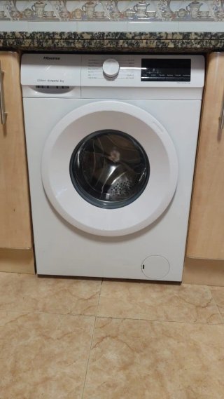 Lavadora Hisense 8kg Steam Inverter