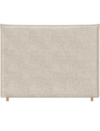 Cabecero de cama beige y marrón