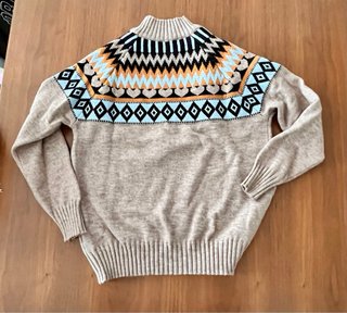 Jersey de punto con estampado geométricoe