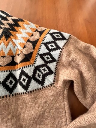 Jersey de punto con estampado geométricoe