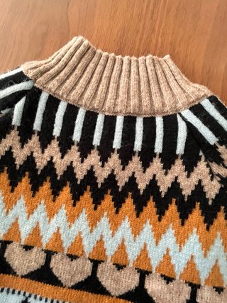 Jersey de punto con estampado geométricoe