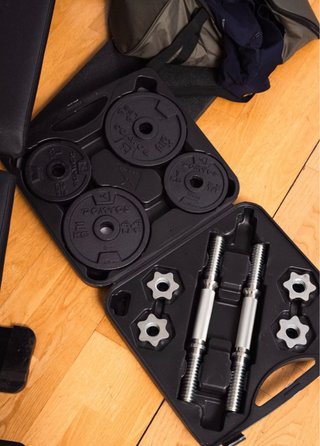 Kit Pesas 20kg Poco Uso