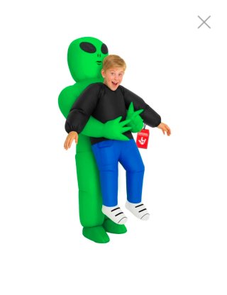 Disfraz Hinchable Alien Niño