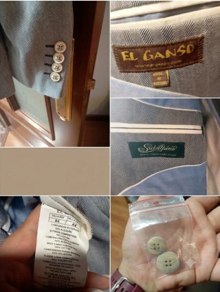 Americana El Ganso Talla 54 Beige