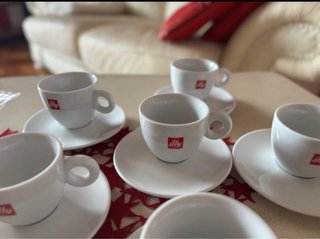 Set 6 Tazzine Caffè Espresso Illy