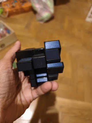 Qiyi Mirror S 3x3 Azul Metalizado