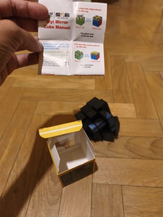 Qiyi Mirror S 3x3 Azul Metalizado