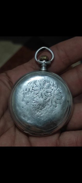 Reloj Bolsillo Plata Longines 51mm Antiguo