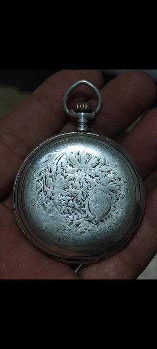 Reloj Bolsillo Plata Longines 51mm Antiguo