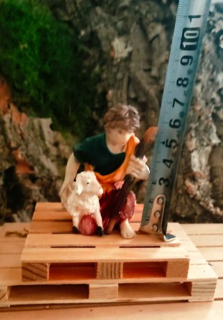 Figura Belén Pastorcito con Oveja