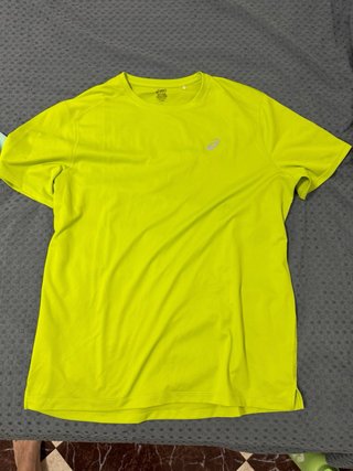 Camisetas Asics Verdes y Amarillas