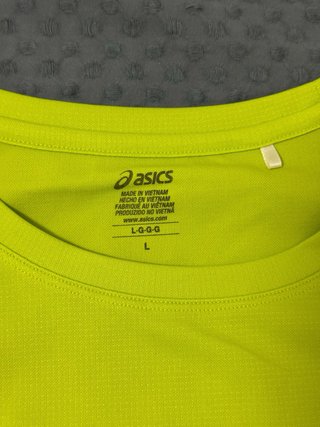 Camisetas Asics Verdes y Amarillas