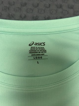 Camisetas Asics Verdes y Amarillas