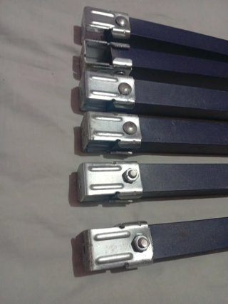 Patas de somier metálicas (6 unidades)